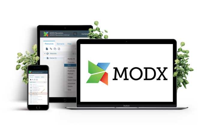 Разработка корпоративного сайта на cms MODx revo